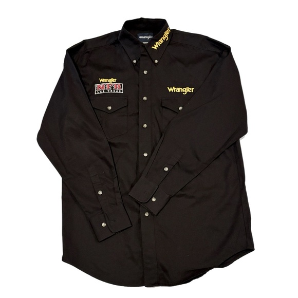 Wrangler Other - Wrangler NFR  Las Vegas black button down shirt medium